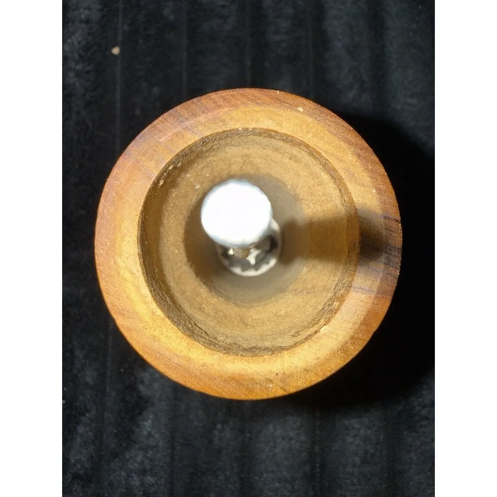 Oliv-Art Hand Carved‎ Olive Wood Pepper Mill, Made In Spain Vintage